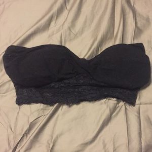 black lace bandeau